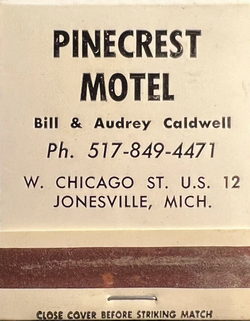 Pinecrest Motel (Americas Best Value Inn) - Matchbook (newer photo)